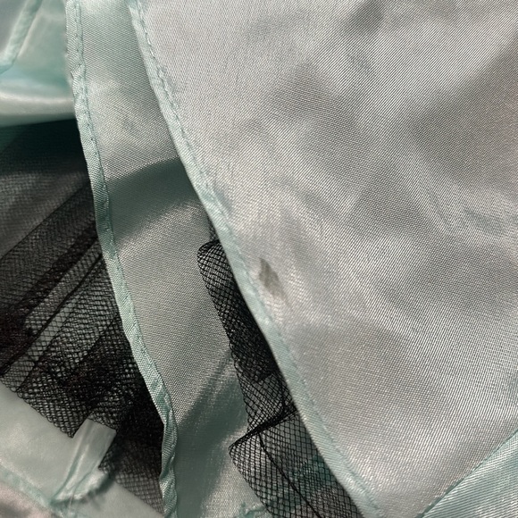 Vintage Cache Dress Cocktail Party Blue Black Fairy Whimsigoth 2 Extra Small - Picture 7 of 9